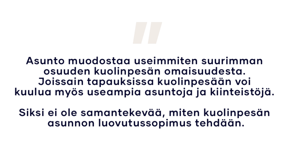 Kuolinpesän asunnon myynti | Neliöt Liikkuu LKV